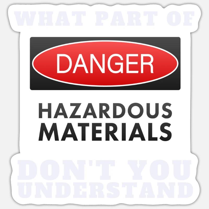 Uranium Fission Nuclear Engineering Theme - Sticker Größe S (10 x 10 cm) - Mattweiß