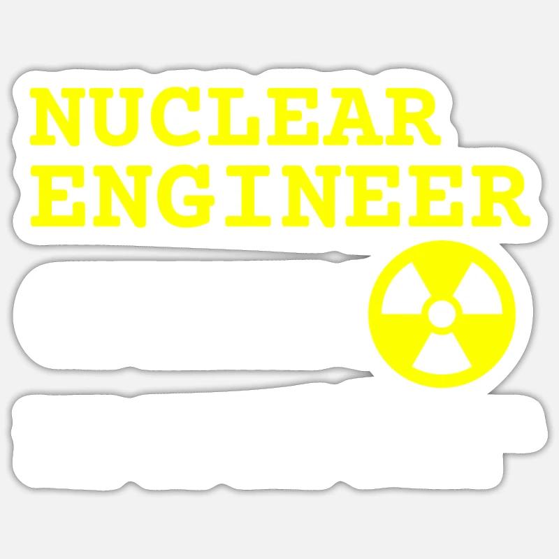 Uranium Fission Nuclear Engineering Theme Sticker size S (10 x 10 cm)