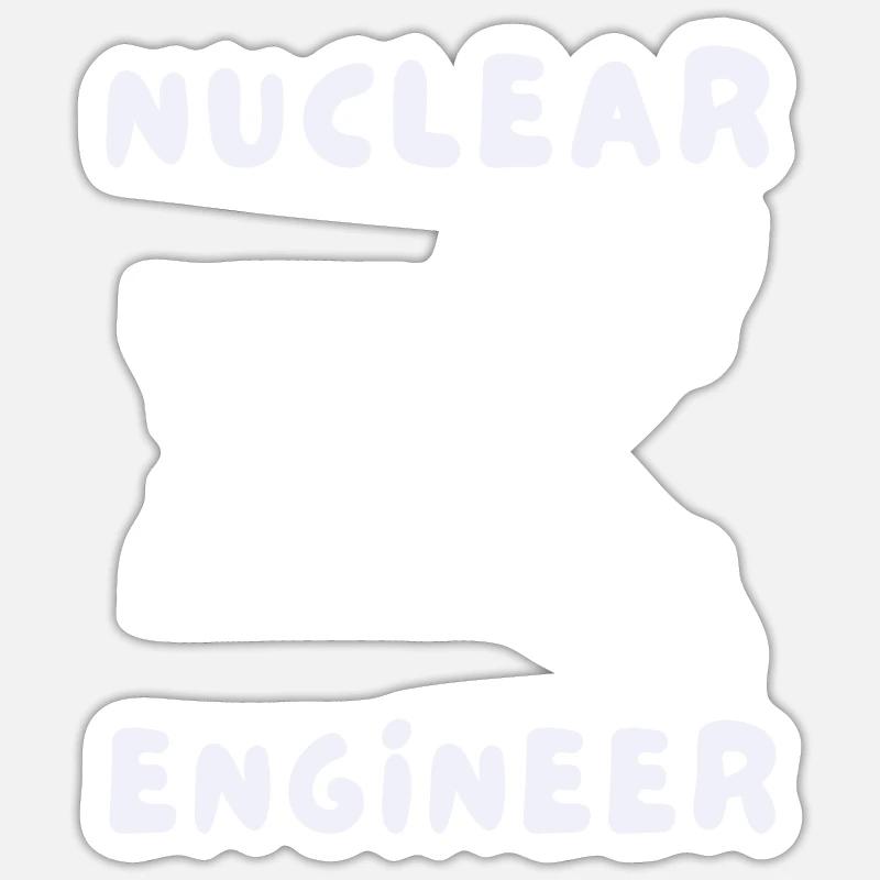Uranium Fission Nuclear Engineering Theme Sticker size S (10 x 10 cm)