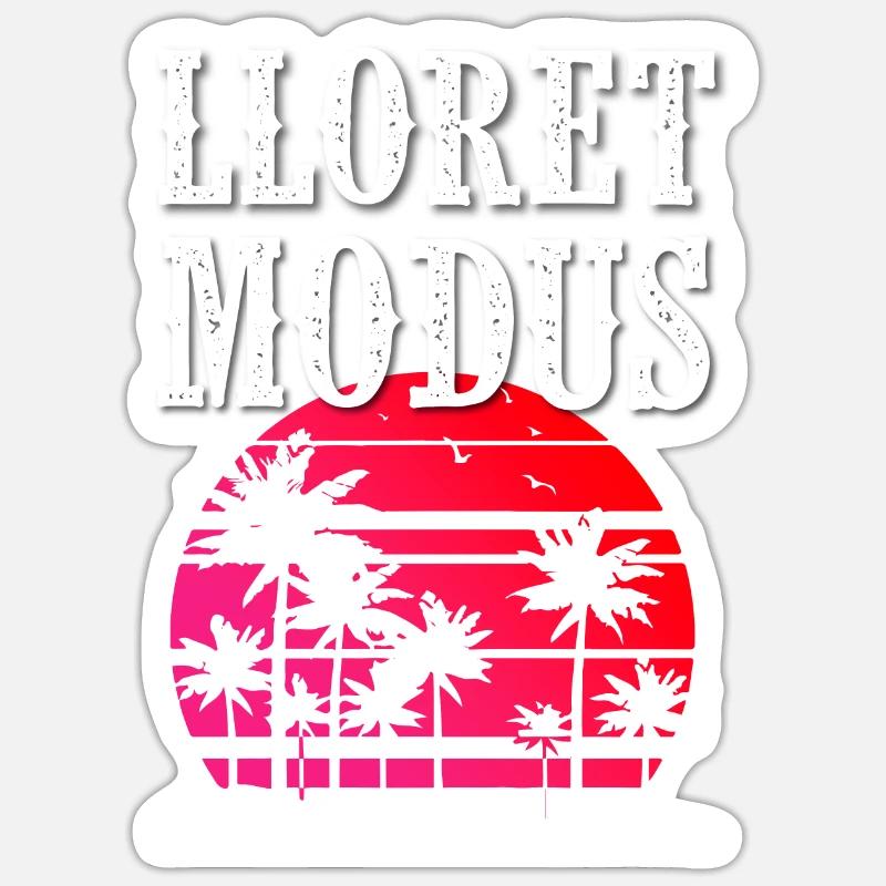 Lloret De Mar Modus Sticker Größe S (10 x 10 cm)