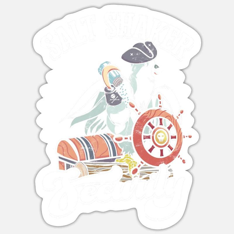 Salt Shaker Security - salt Sticker size S (10 x 10 cm)