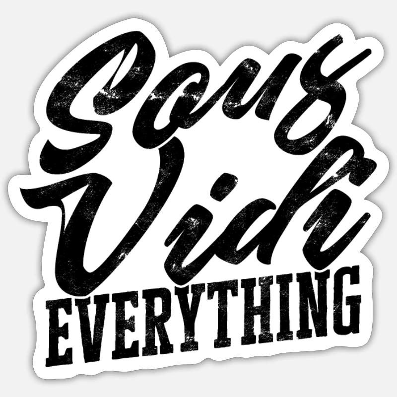 Sous Vide Everything - chef culinaire Sticker taille S (10 x 10 cm)