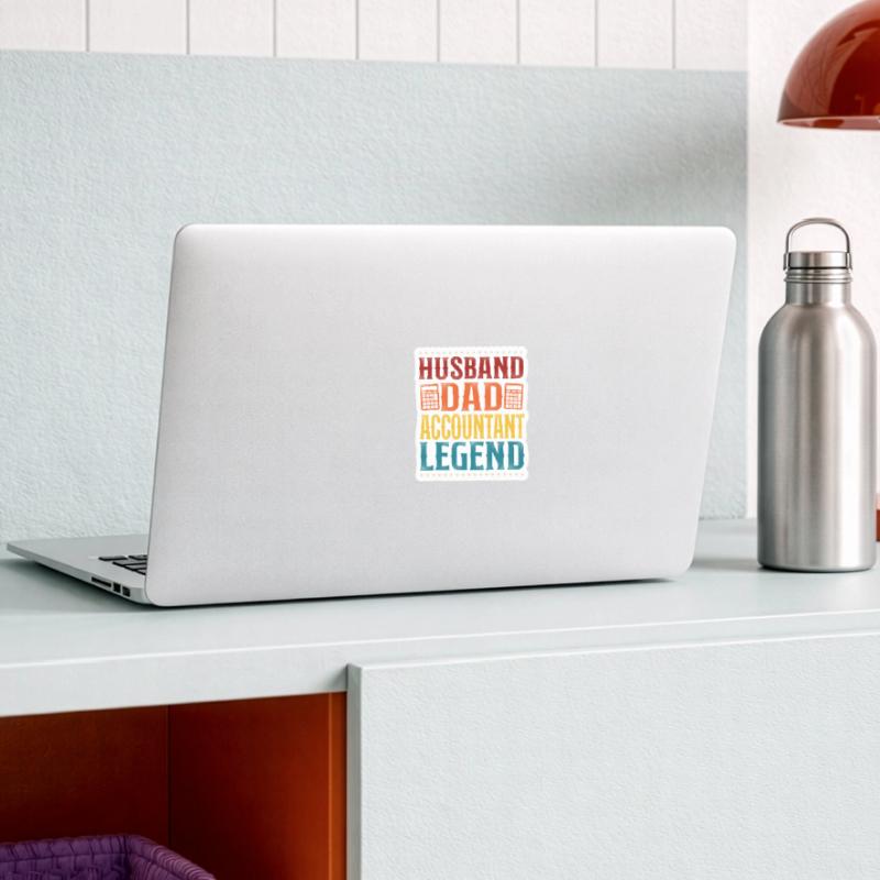 Comptable Comptable Comptable Comptabilité Sticker taille S (10 x 10 cm)