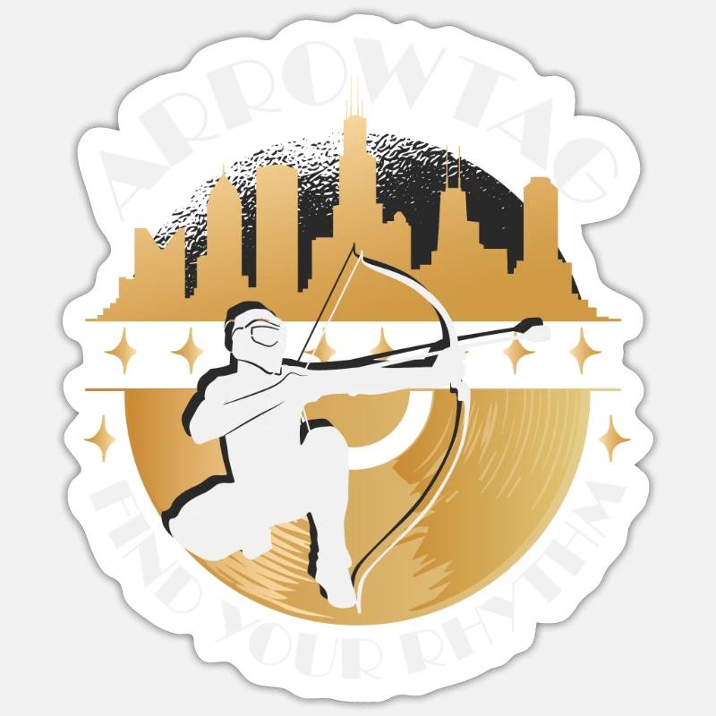 Arrowtag Rhythm Sticker size S (10 x 10 cm)