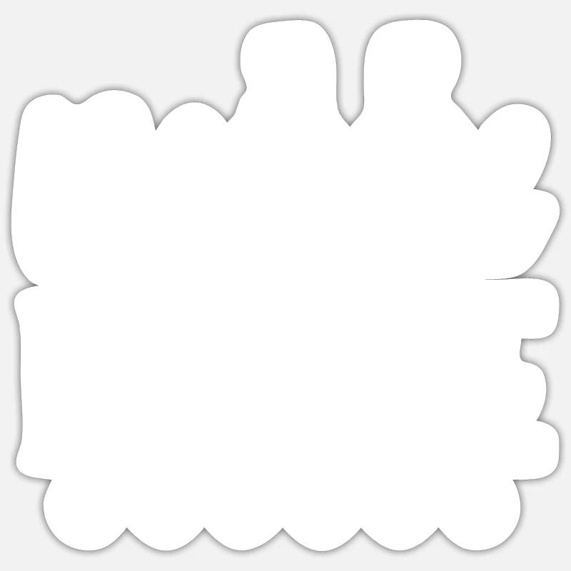 Infirmière bienheureuse Krankenschwester - Sticker taille S (10 x 10 cm) - blanc mat
