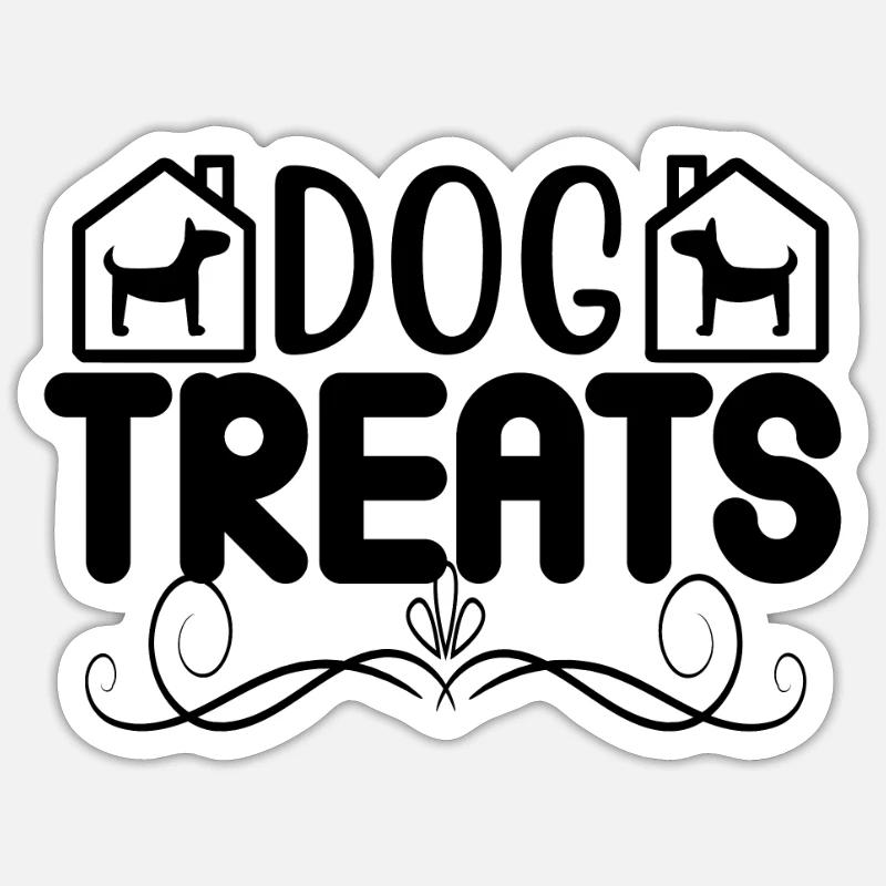Dolcetti per cani Sticker formato S (10 x 10 cm)