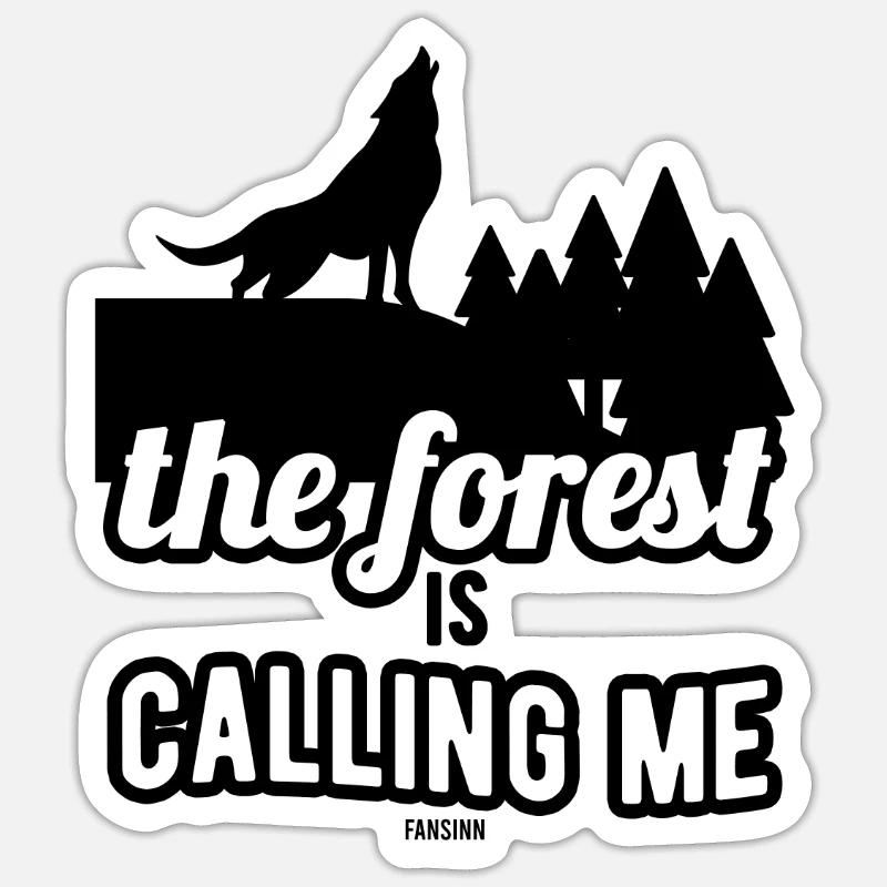 Foresta Sticker formato S (10 x 10 cm)