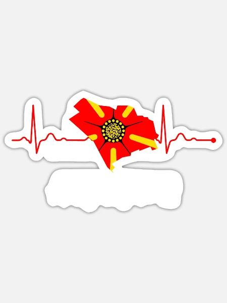 Lipperland Ostwestfalen Lippe Augustdorf - Sticker Größe S (10 x 10 cm) - Mattweiß