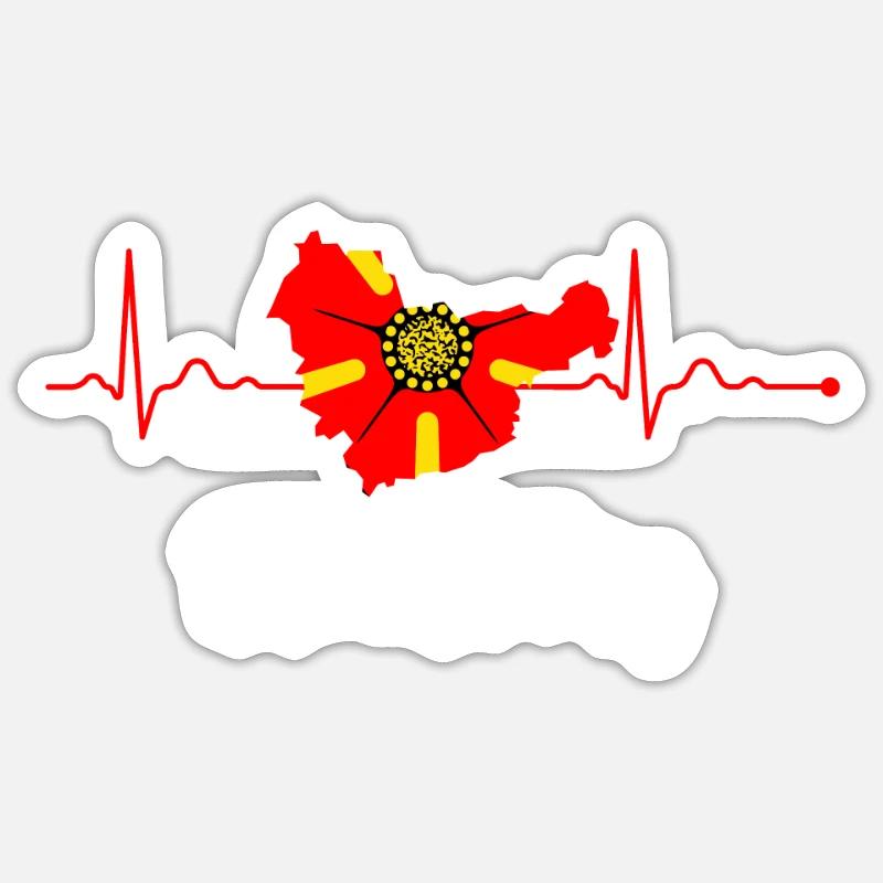 Lipperland Ostwestfalen Lippe Blomberg - Sticker taille S (10 x 10 cm) - blanc mat