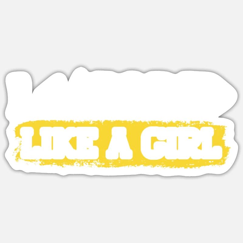 Codage comme une fille programmeur programmeur Coder Sticker taille S (10 x 10 cm)