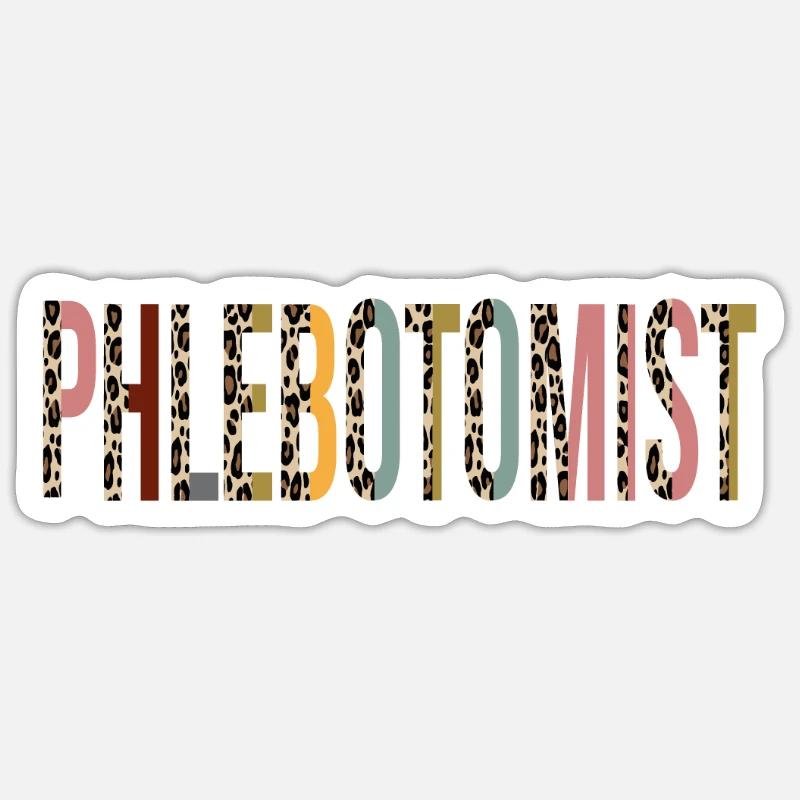 Phlebotomist Sticker Größe S (10 x 10 cm)