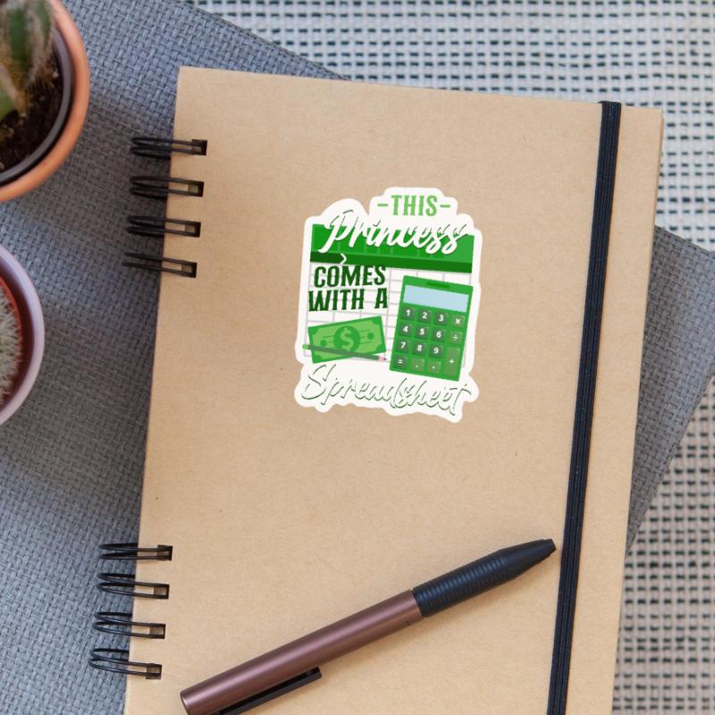 Comptable Comptable Comptable Comptabilité Sticker taille S (10 x 10 cm)