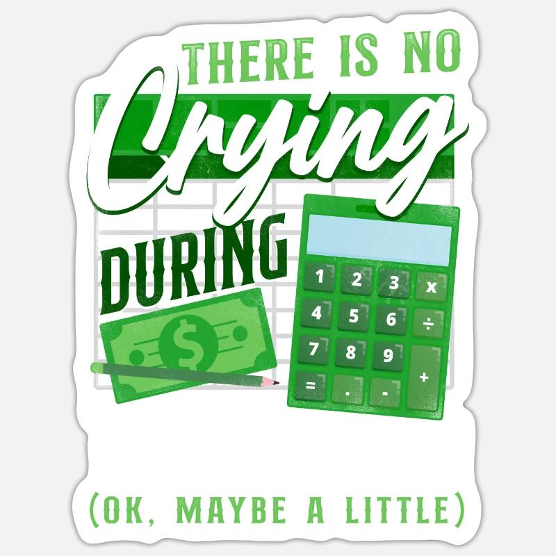 Comptable Comptable Comptable Comptabilité Sticker taille S (10 x 10 cm)