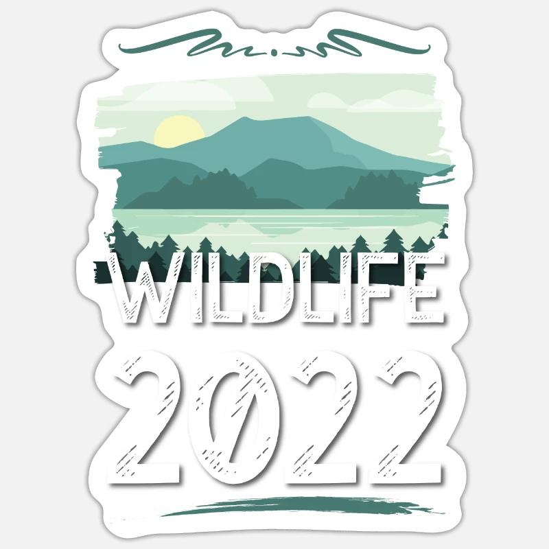 Faune 2022 - Sticker taille S (10 x 10 cm) - blanc mat