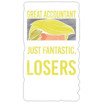 Accountant Bookkeeper Accounting - Sticker size S (10 x 10 cm) - white matte - Front