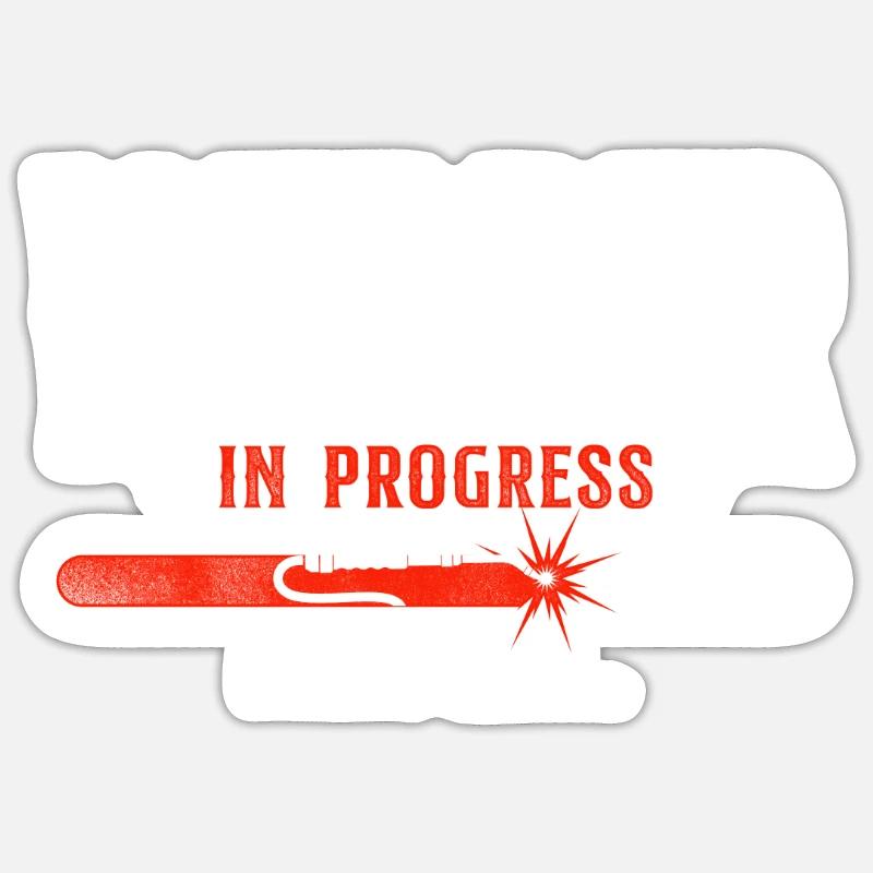 Welder Welding Apprentice Vintage Sticker size S (10 x 10 cm)