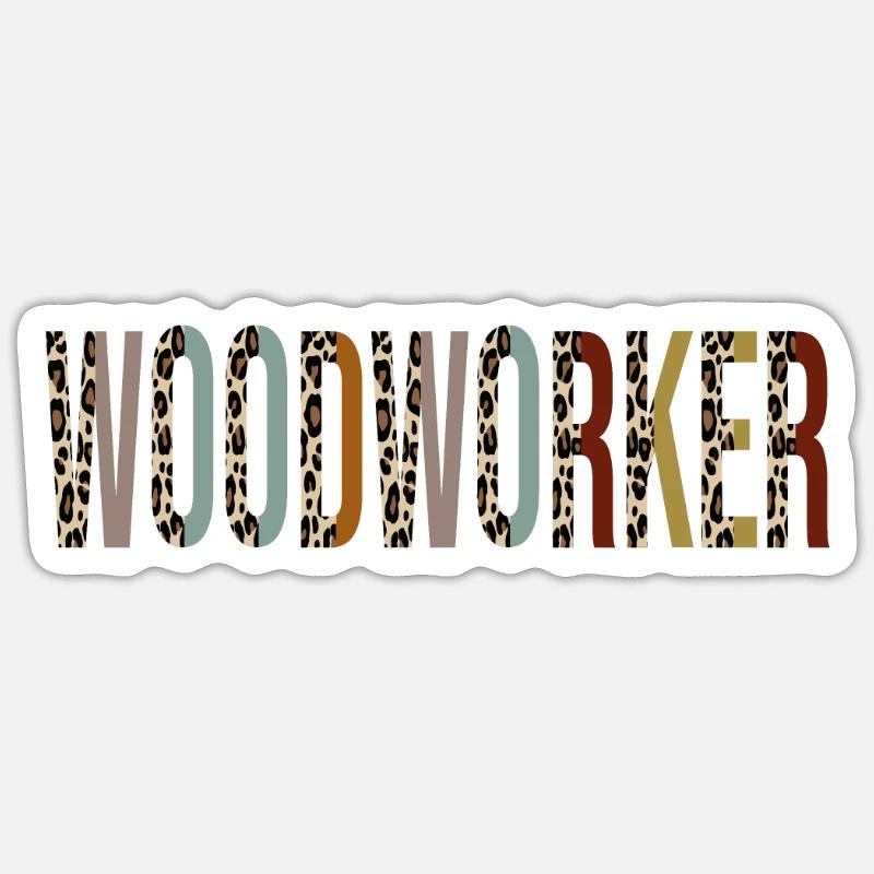 Menuisier Sticker taille S (10 x 10 cm)