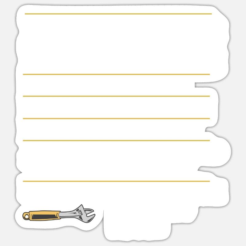 Mechanical Ignition - Work Engineer Sticker size S (10 x 10 cm)