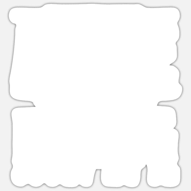 Airplane Aviation Pilot Funny Pilot Gift - Sticker size S (10 x 10 cm) - white matte