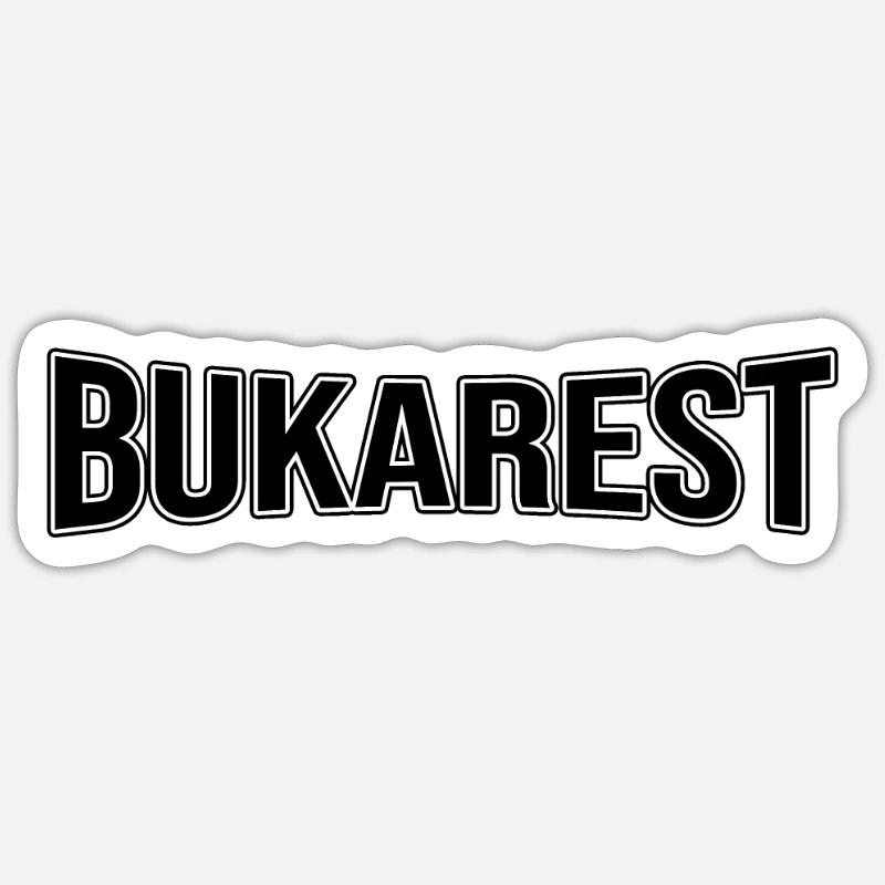 Bucharest Sticker size S (10 x 10 cm)