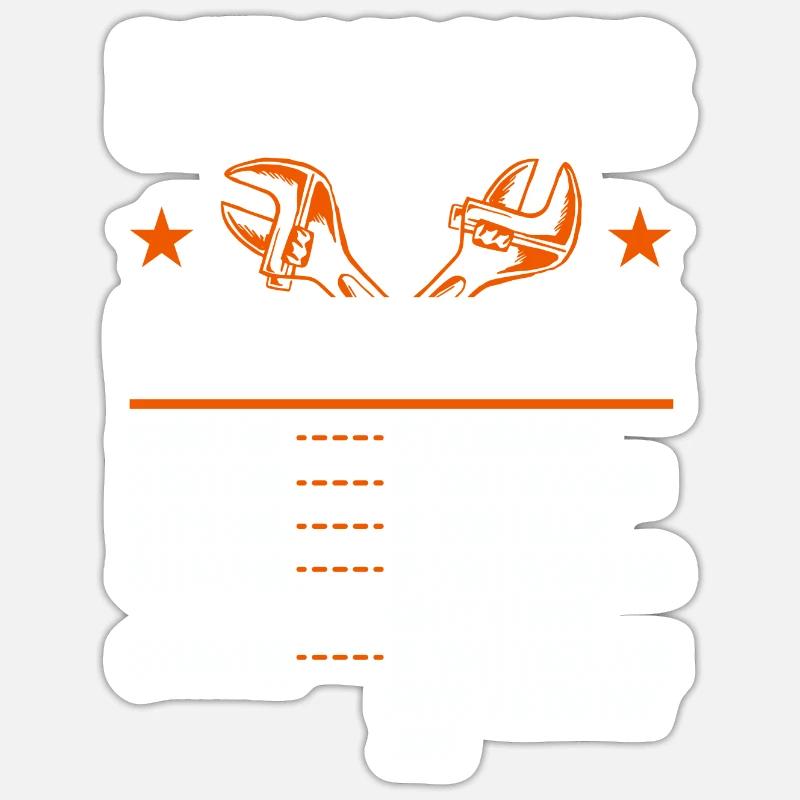 Mechanical Ignition - Work Engineer Sticker size S (10 x 10 cm)