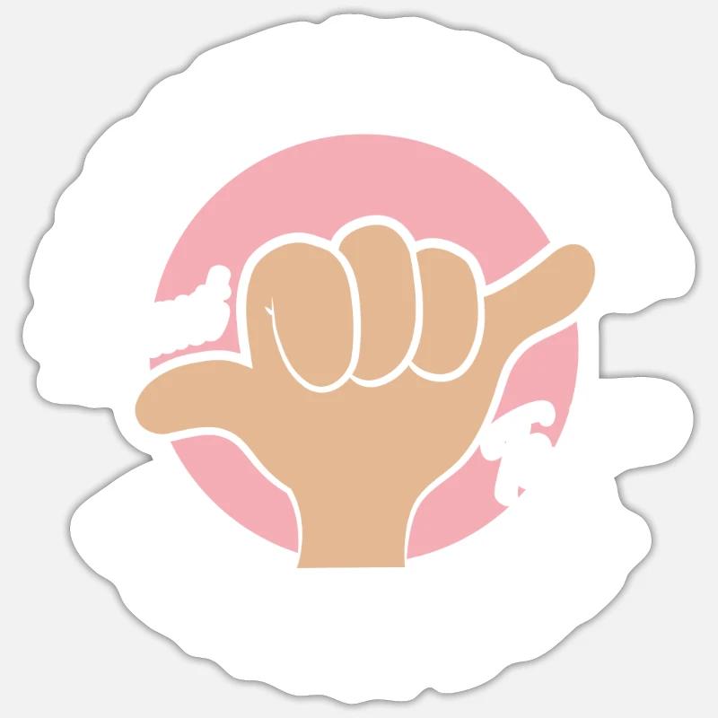 Jiu Jitsu Jiu Jitsu Jiu Jitsu - Sticker taille S (10 x 10 cm) - blanc mat
