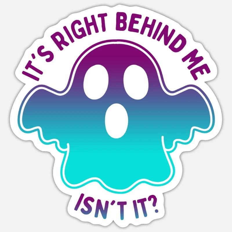 Halloween Ghost Hunt Scary Ghost Hunter Sticker size S (10 x 10 cm)
