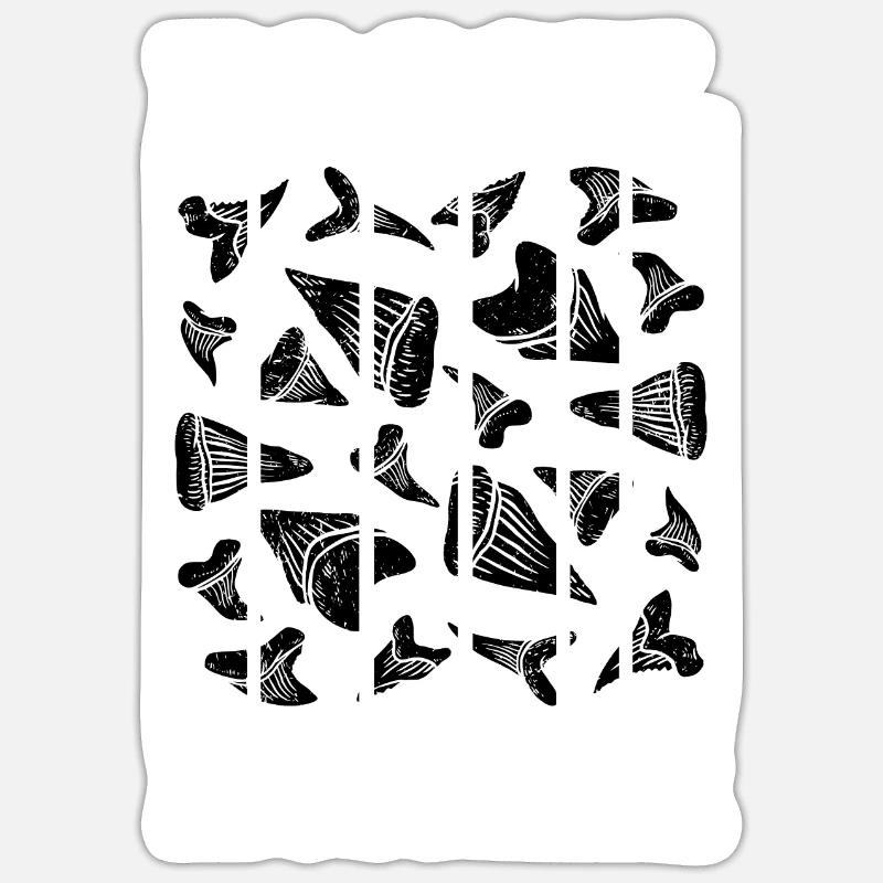 paleontology paleontologist fossil hunter Sticker size S (10 x 10 cm)