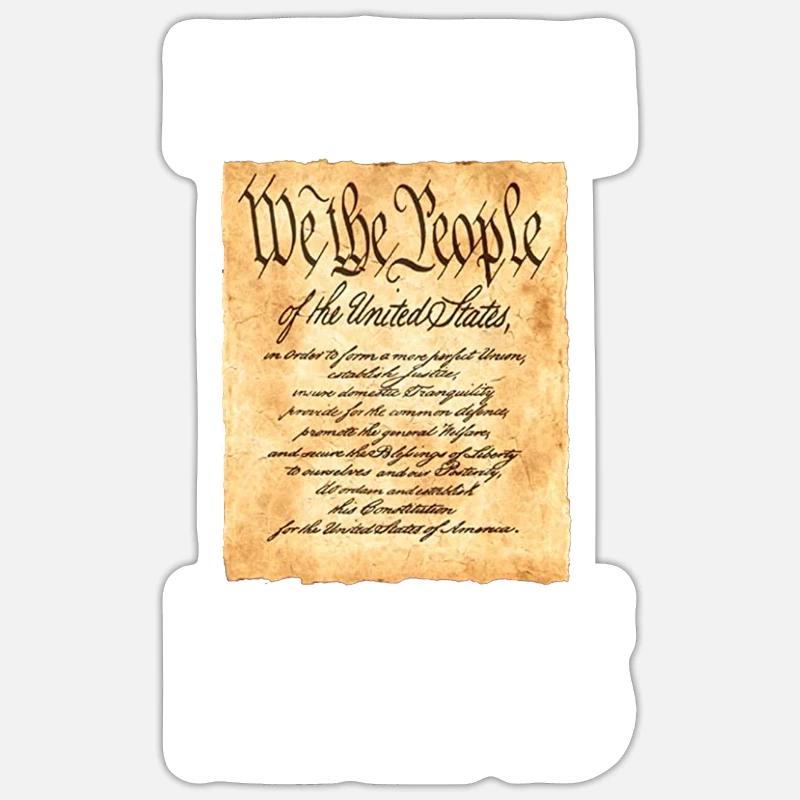 Constitution Needs To Be Reread Not Rewritten Sticker size S (10 x 10 cm)
