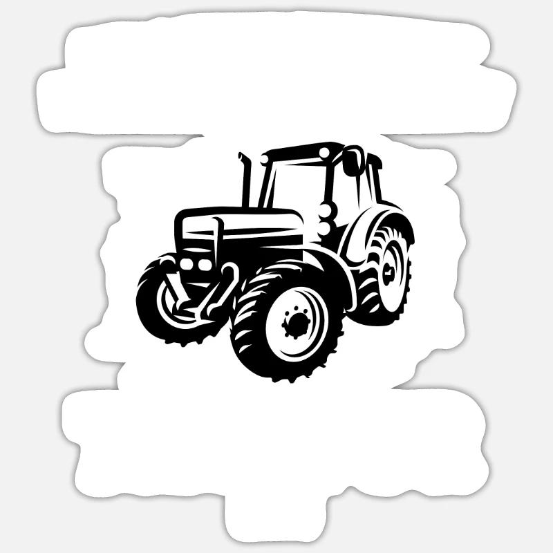 Ich schnarche nicht Ich träume das Ich ein Trakt - Sticker Größe S (10 x 10 cm) - Mattweiß
