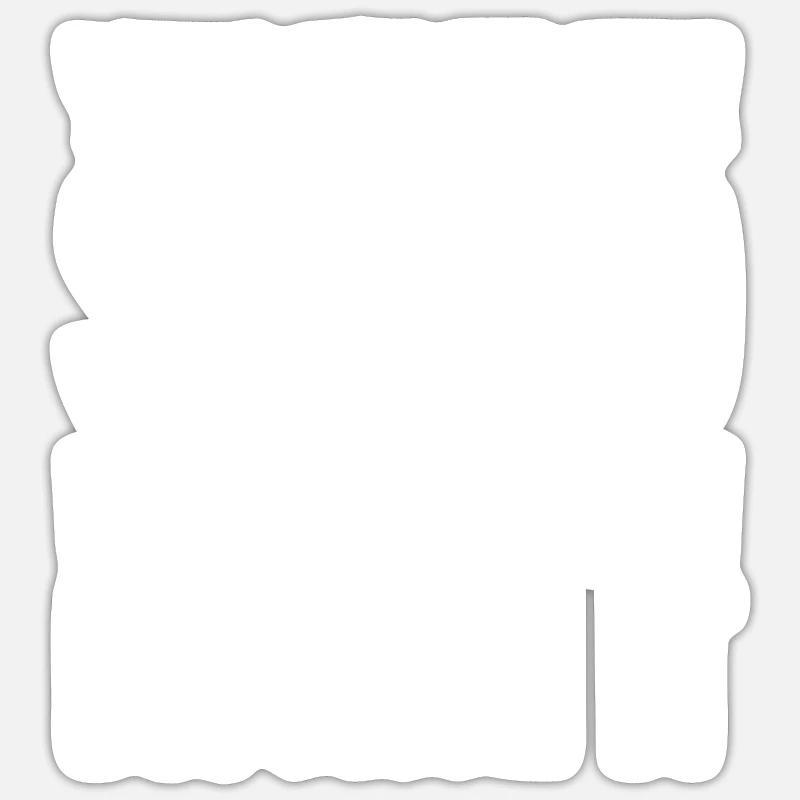 Scheidung - Sticker Größe S (10 x 10 cm) - Mattweiß