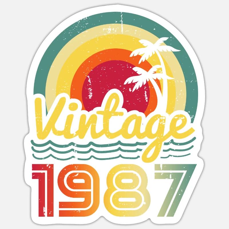 1987 Sticker taille S (10 x 10 cm)