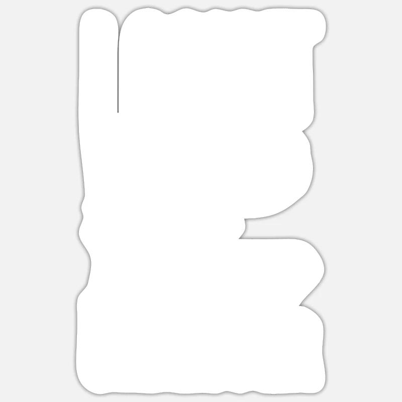Fun Golf Golf Golfer Gift - Sticker size S (10 x 10 cm) - white matte