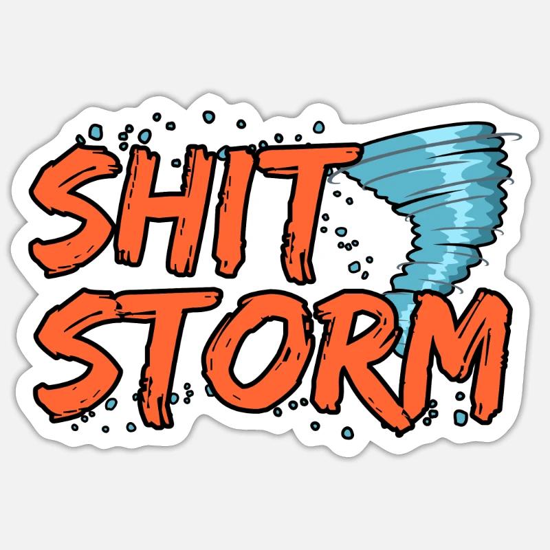 Tornade Sticker taille S (10 x 10 cm)