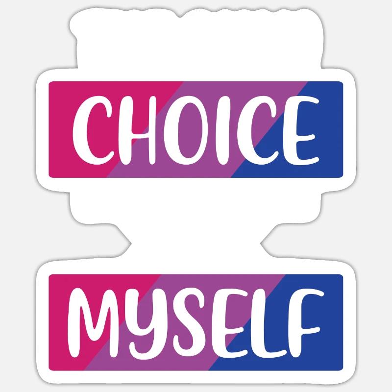 LGBTQ Nonbinary Coloré Rainbow Flag LGBTQ + Pride Sticker taille S (10 x 10 cm)