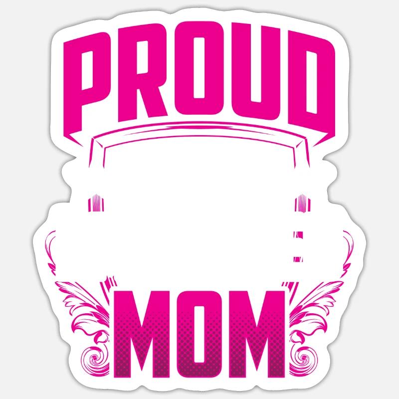 Stolze Selbständige Mutter Selbstständig Sticker Größe S (10 x 10 cm)