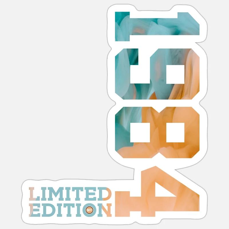 42E ANNIVERSAIRE ÉDITION LIMITÉE 1984 Sticker taille S (10 x 10 cm)