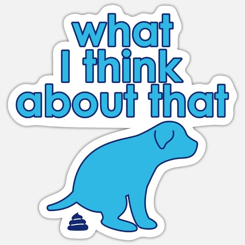 Ce que j'en pense Sticker taille S (10 x 10 cm)