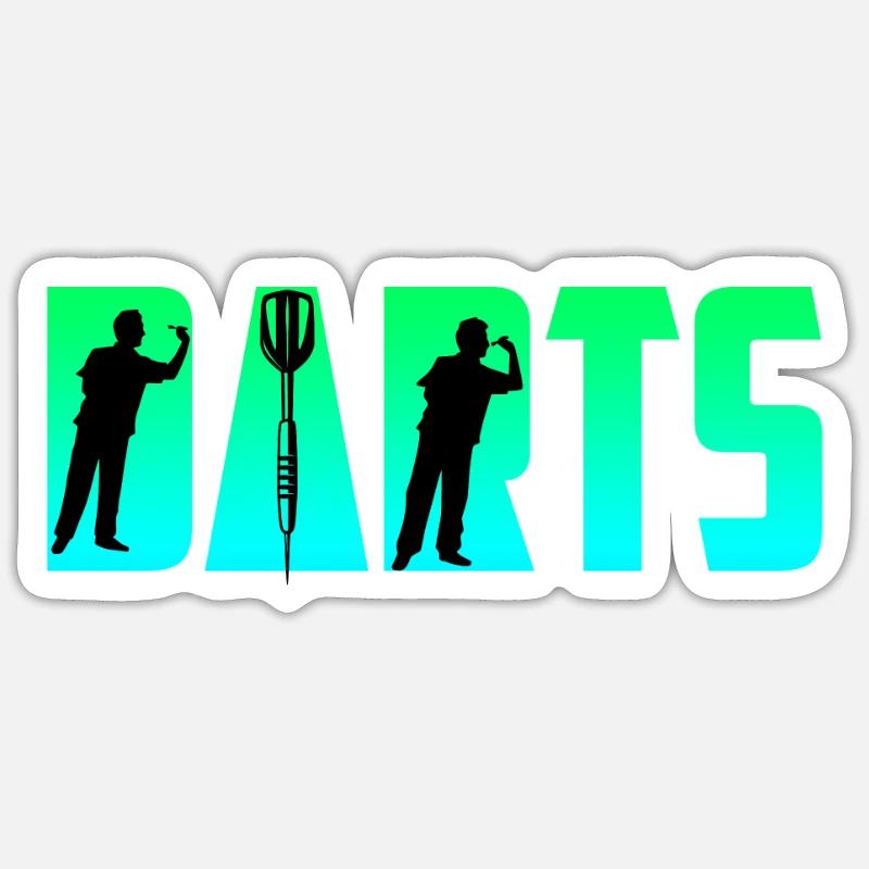 Fléchettes Fléchettes Flèches Fléchettes Accessoires Fléchettes Fléchettes - Sticker taille S (10 x 10 cm) - blanc mat
