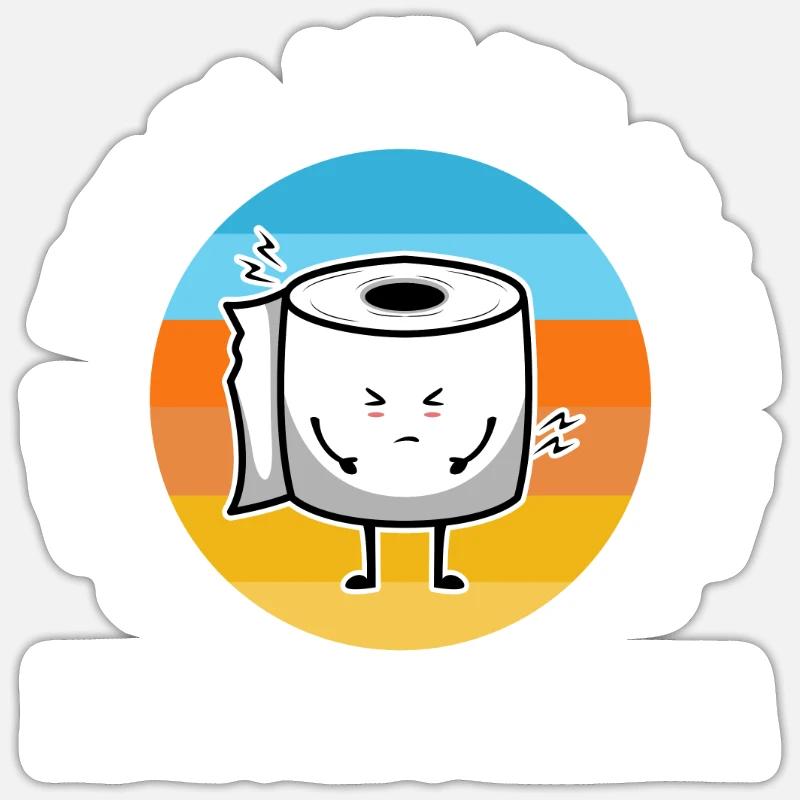 Ask me about my explosive diarrhea Sticker size S (10 x 10 cm)