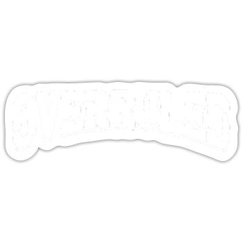 Annulé - avocat - Sticker taille S (10 x 10 cm) - blanc mat - Devant