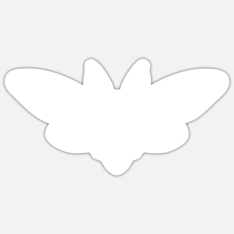 Cicada Cicada Brut Insect - Sticker size S (10 x 10 cm) - white matte