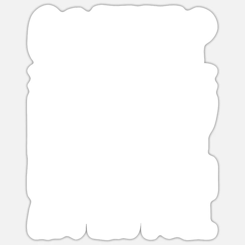 Admin Café Disant - Sticker taille S (10 x 10 cm) - blanc mat