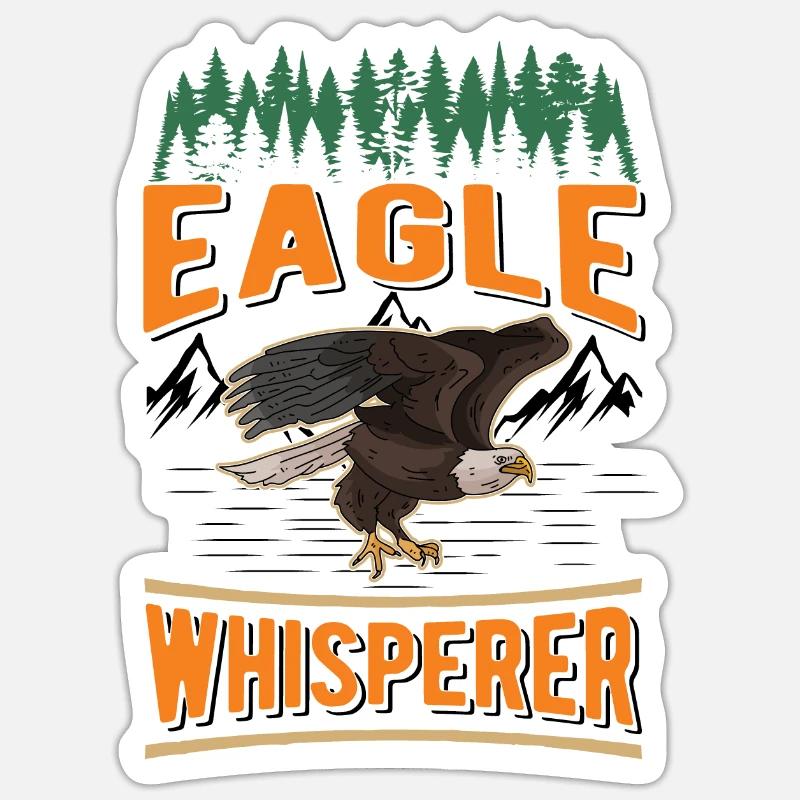 Eagle Whisperer Eagle Breeding Falconer Golden Eagle Sticker size S (10 x 10 cm)