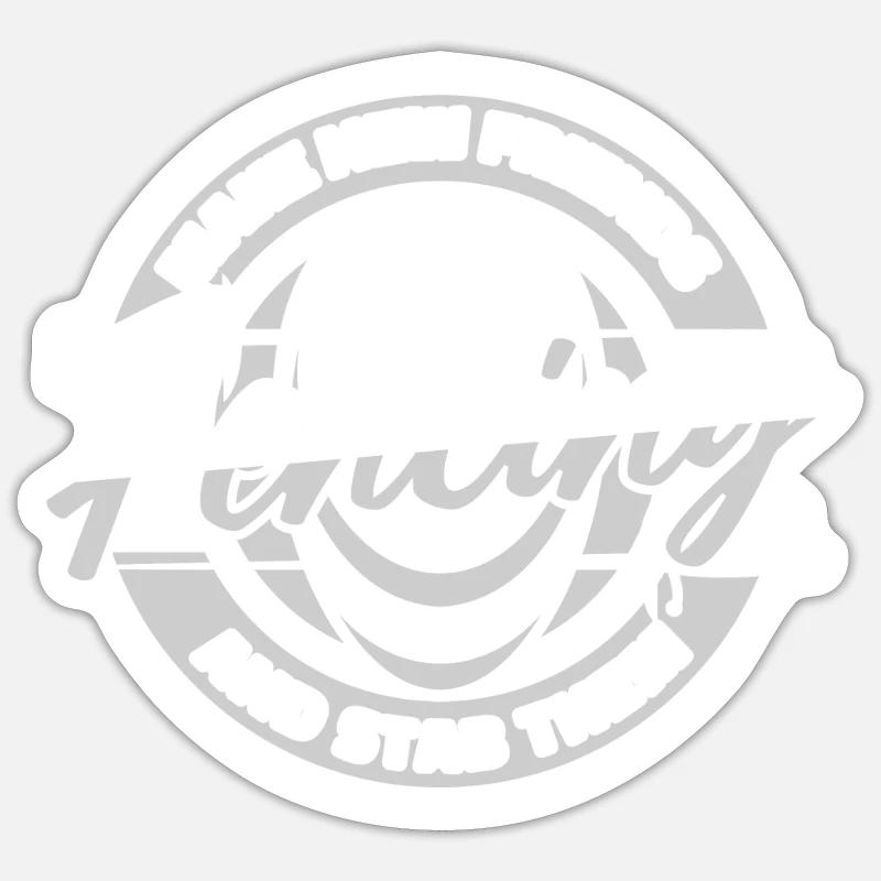 Fechten Fechter - Sticker Größe S (10 x 10 cm) - Mattweiß
