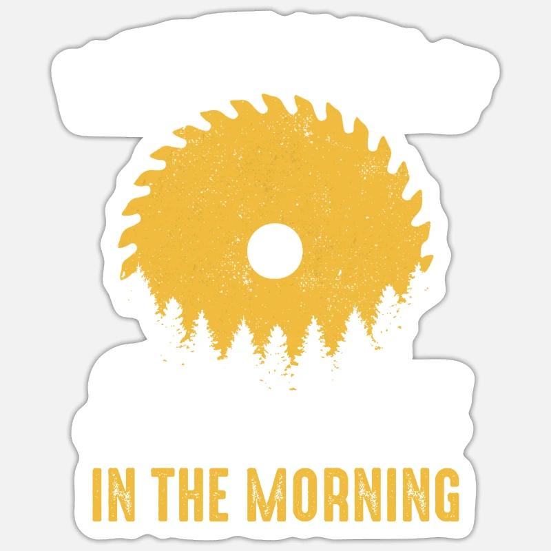 Menuisier Menuiserie - Sticker taille S (10 x 10 cm) - blanc mat