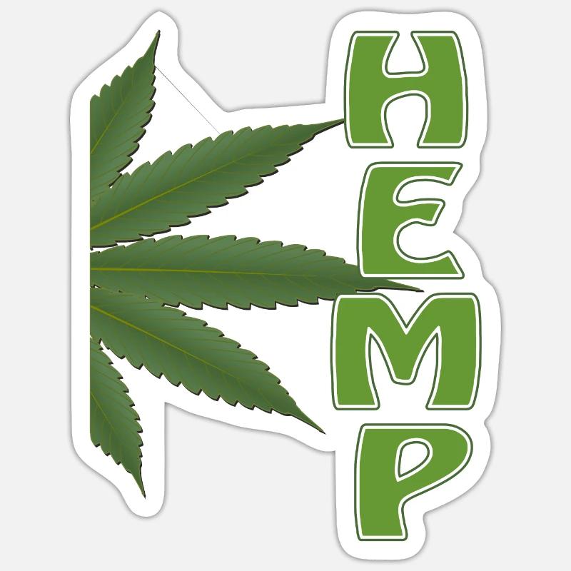 HEMP Sticker Größe S (10 x 10 cm)