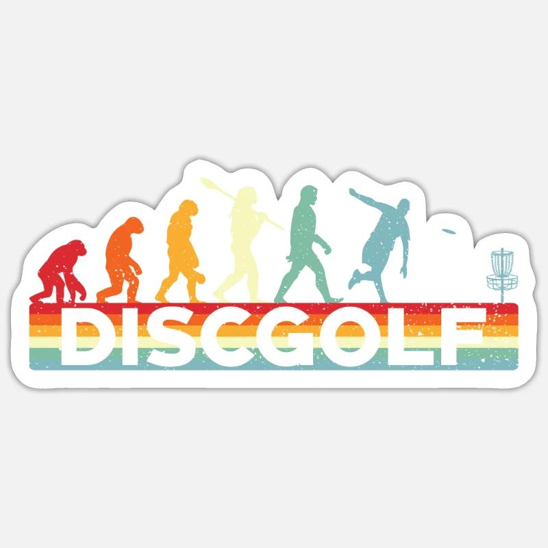 Disc Golf Evolution Disc Golf Sticker taille S (10 x 10 cm)