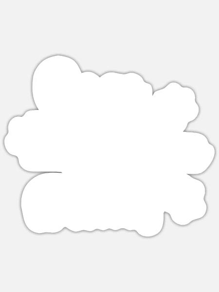 Hunde vor Dudes - Sticker Größe S (10 x 10 cm) - Mattweiß