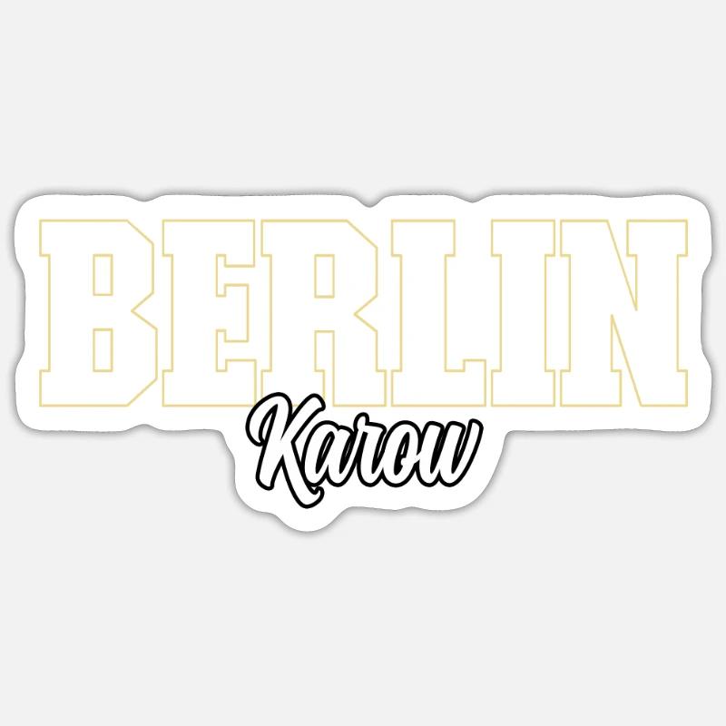 Berlin Karow - Sticker Größe S (10 x 10 cm) - Mattweiß